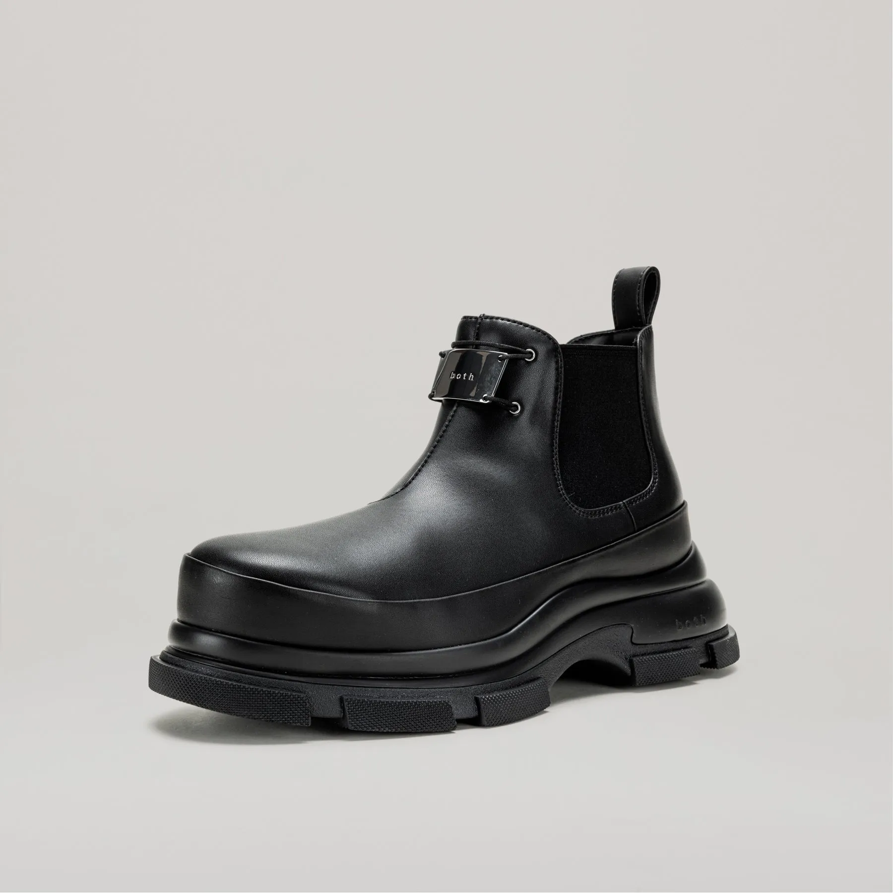 both - GAO EVA METAL LOGO ANKLE BOOT-BLACK sold by both product image thumbnail 3