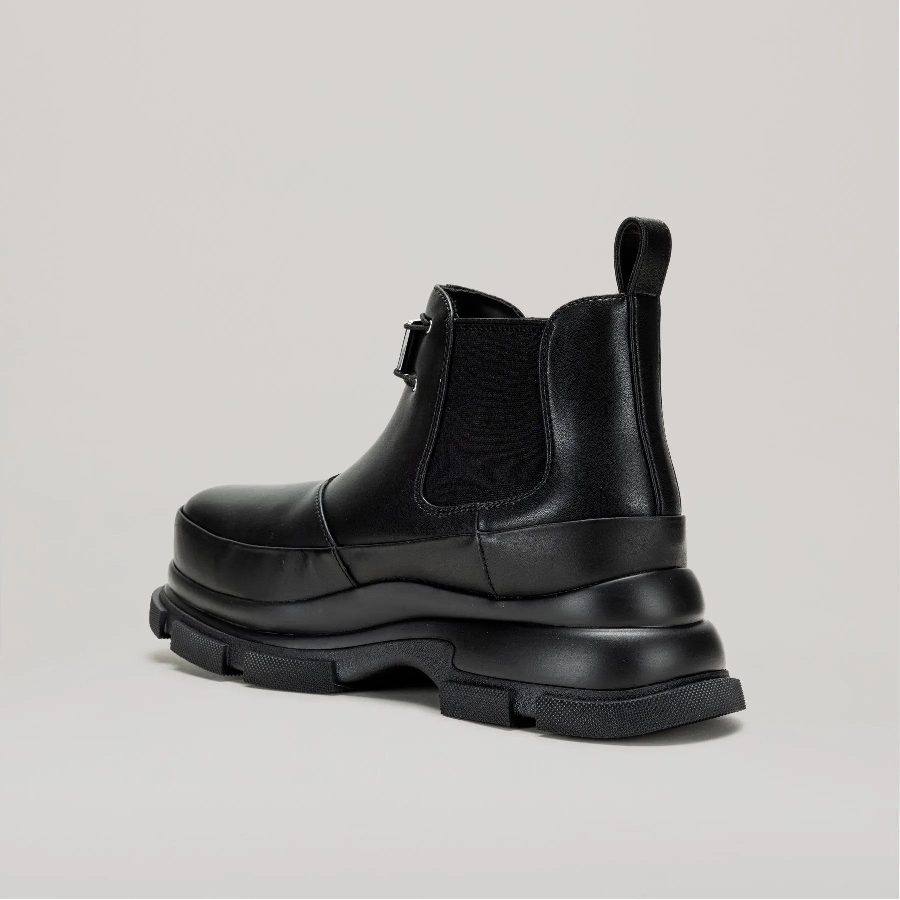 both - GAO EVA METAL LOGO ANKLE BOOT-BLACK sold by both product image thumbnail 4
