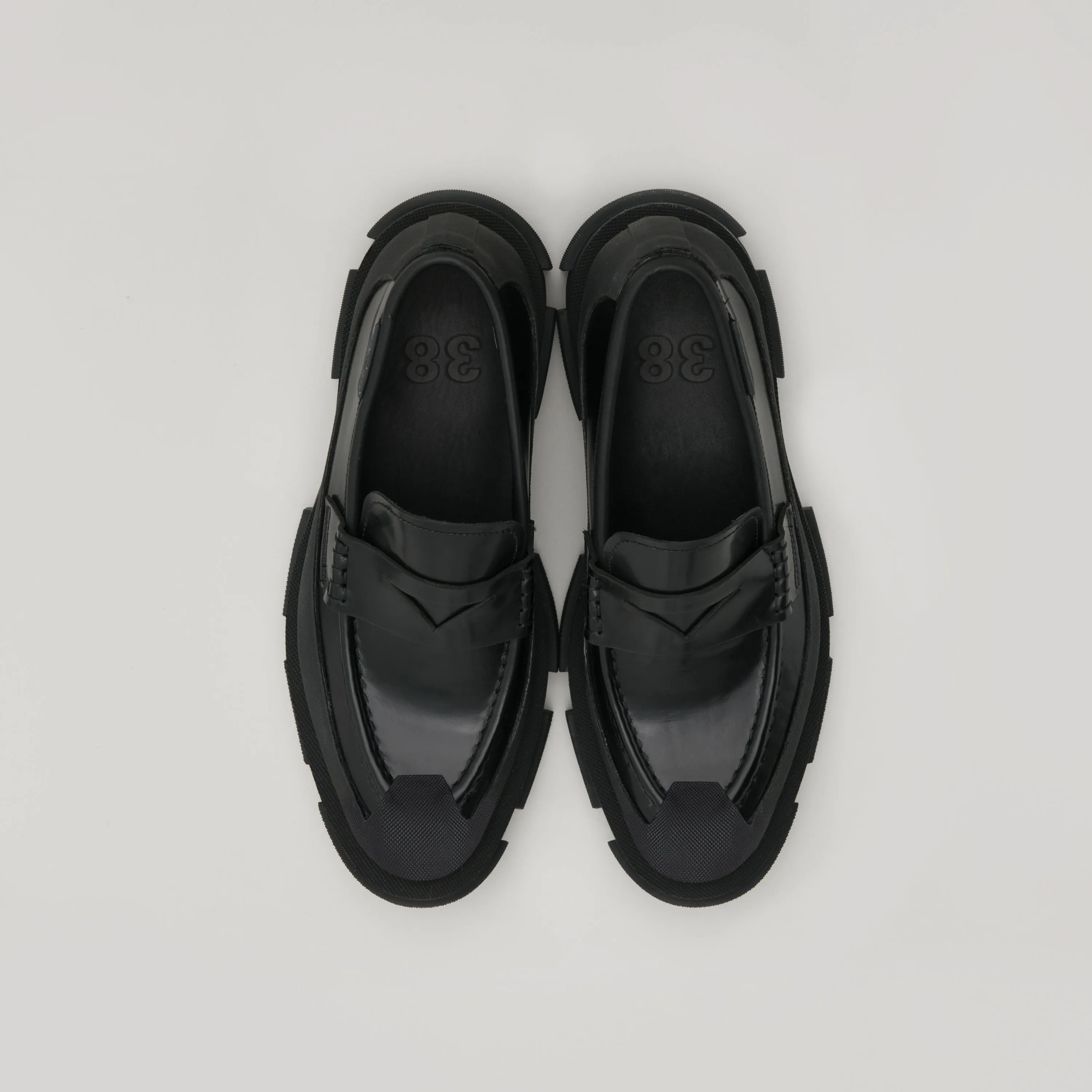 both - GAO LOAFER-SPAZZOLATO-BLACK sold by both product image thumbnail 4