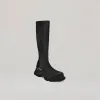 both - GAO EVA KNEE BOOTS-BLACK sold by both