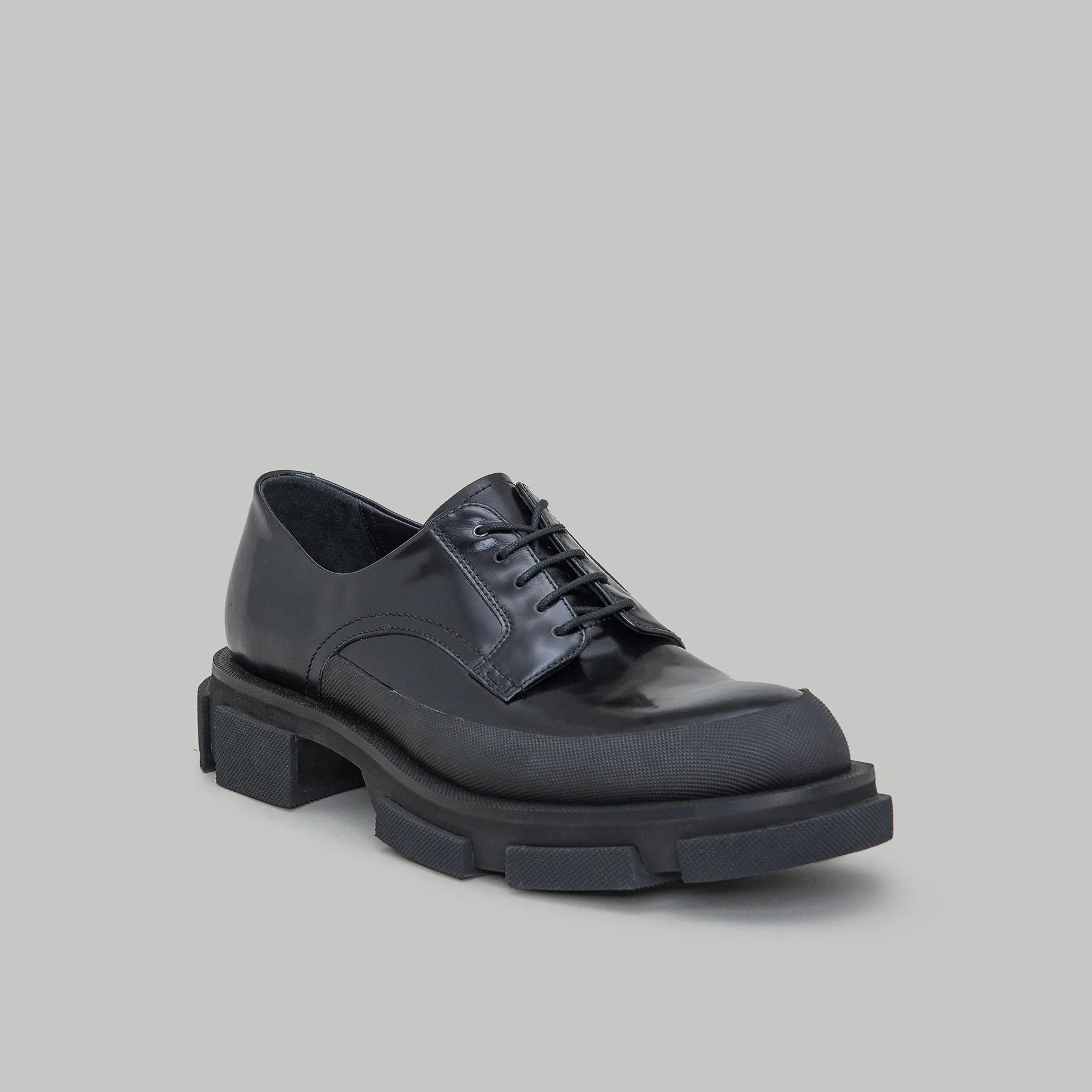 both - GAO DERBIES-SPAZZOLATO-BLACK sold by both product image thumbnail 2