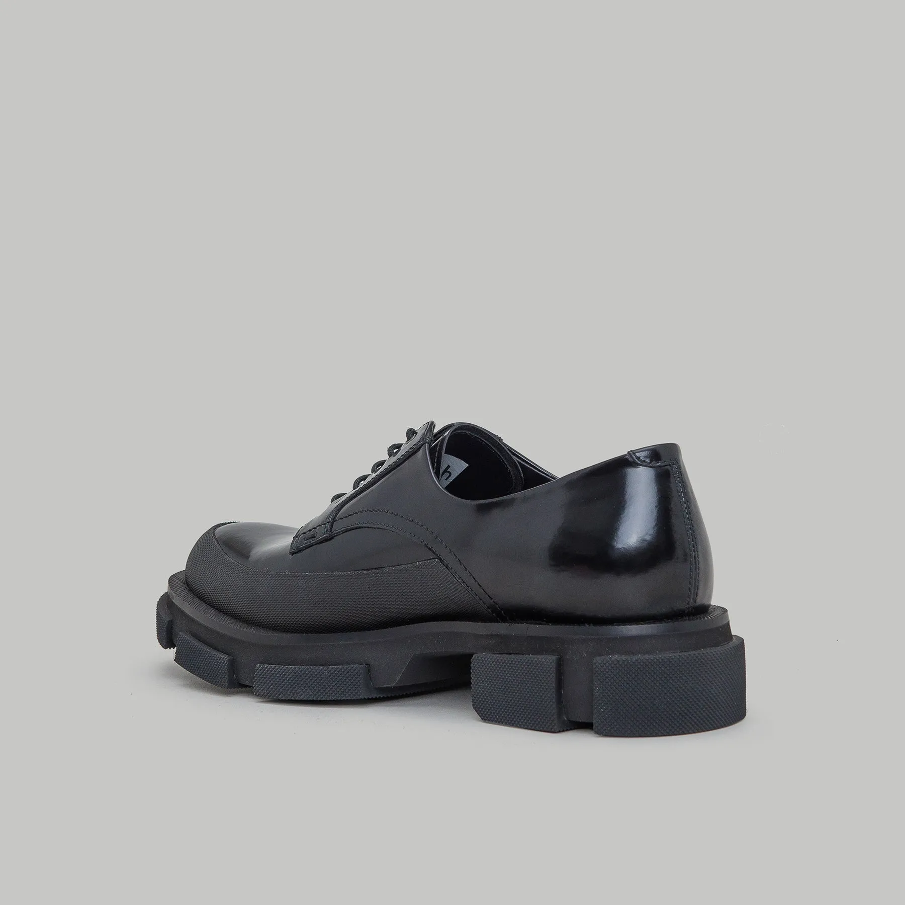 both - GAO DERBIES-SPAZZOLATO-BLACK sold by both product image thumbnail 3