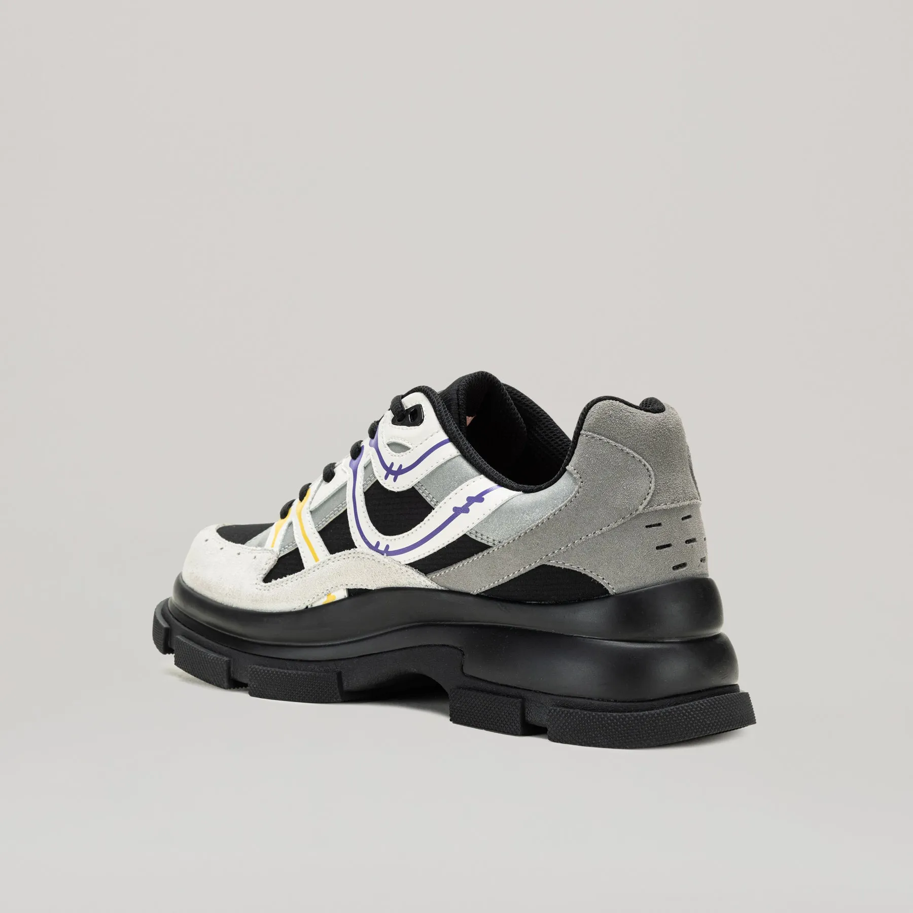 both - GAO EVA RUNNER-BLACK/GREY sold by both product image thumbnail 4