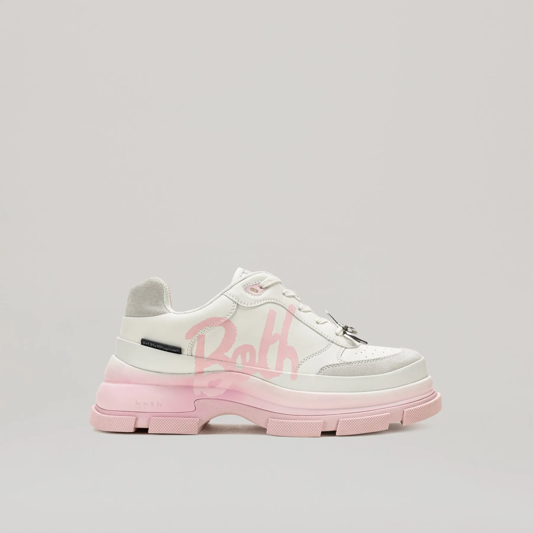 both - GAO EVA METAL BOW PRINTED SNEAKER-PINK/WHITE sold by both