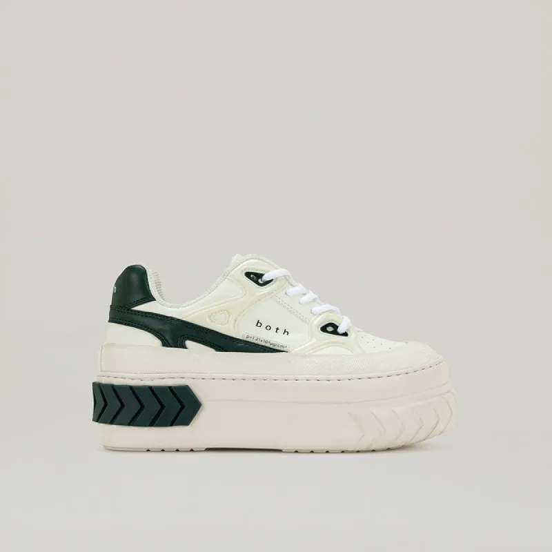 both - TYRES PLATFORM RUNNER-WHITE/GREEN sold by both