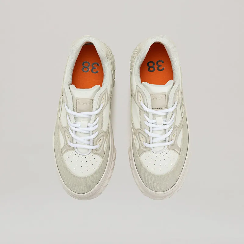 both - TYRES PLATFORM RUNNER-WHITE/BEIGE sold by both product image thumbnail 5