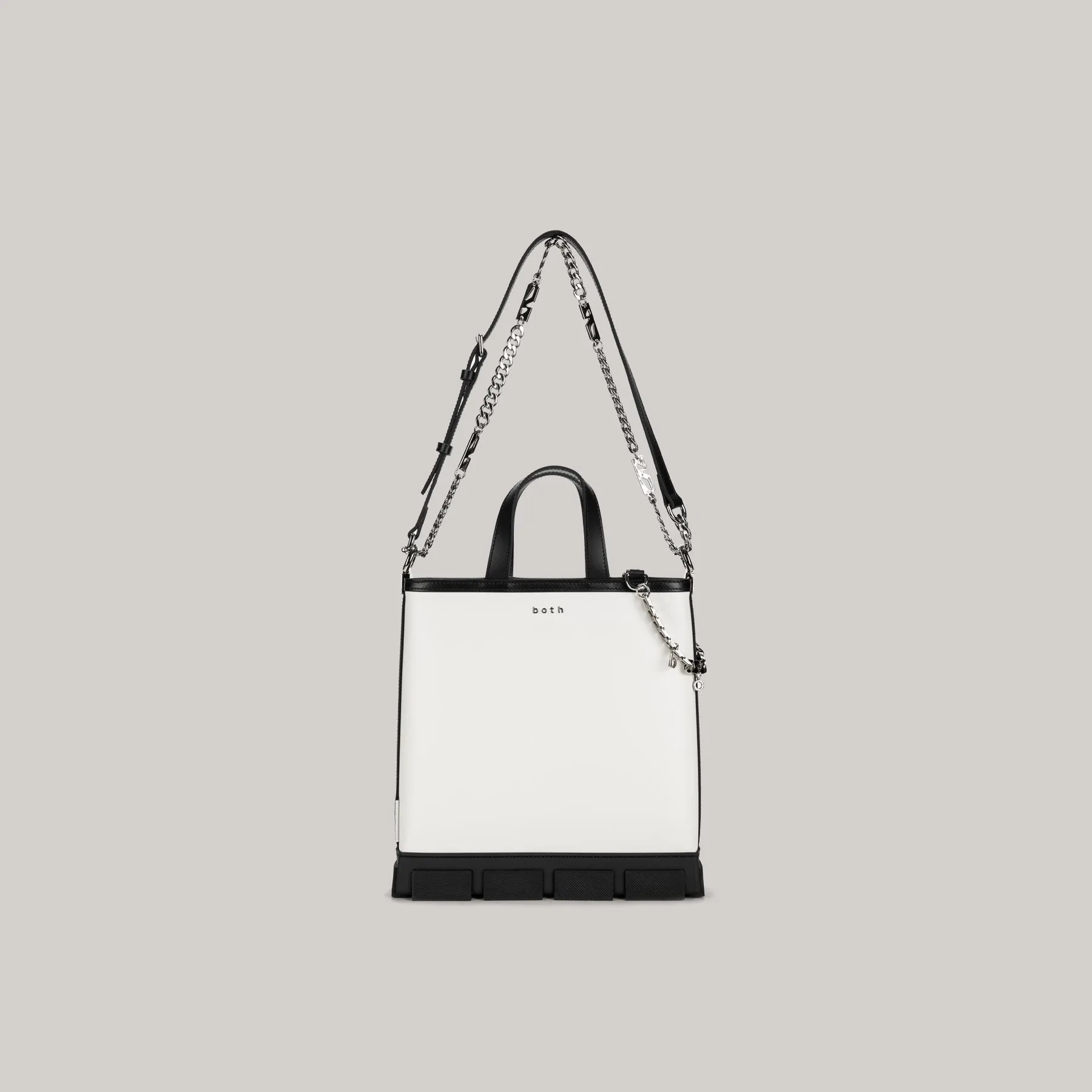 both - GAO MINI TOTE BAG-WHITE/BLACK sold by both