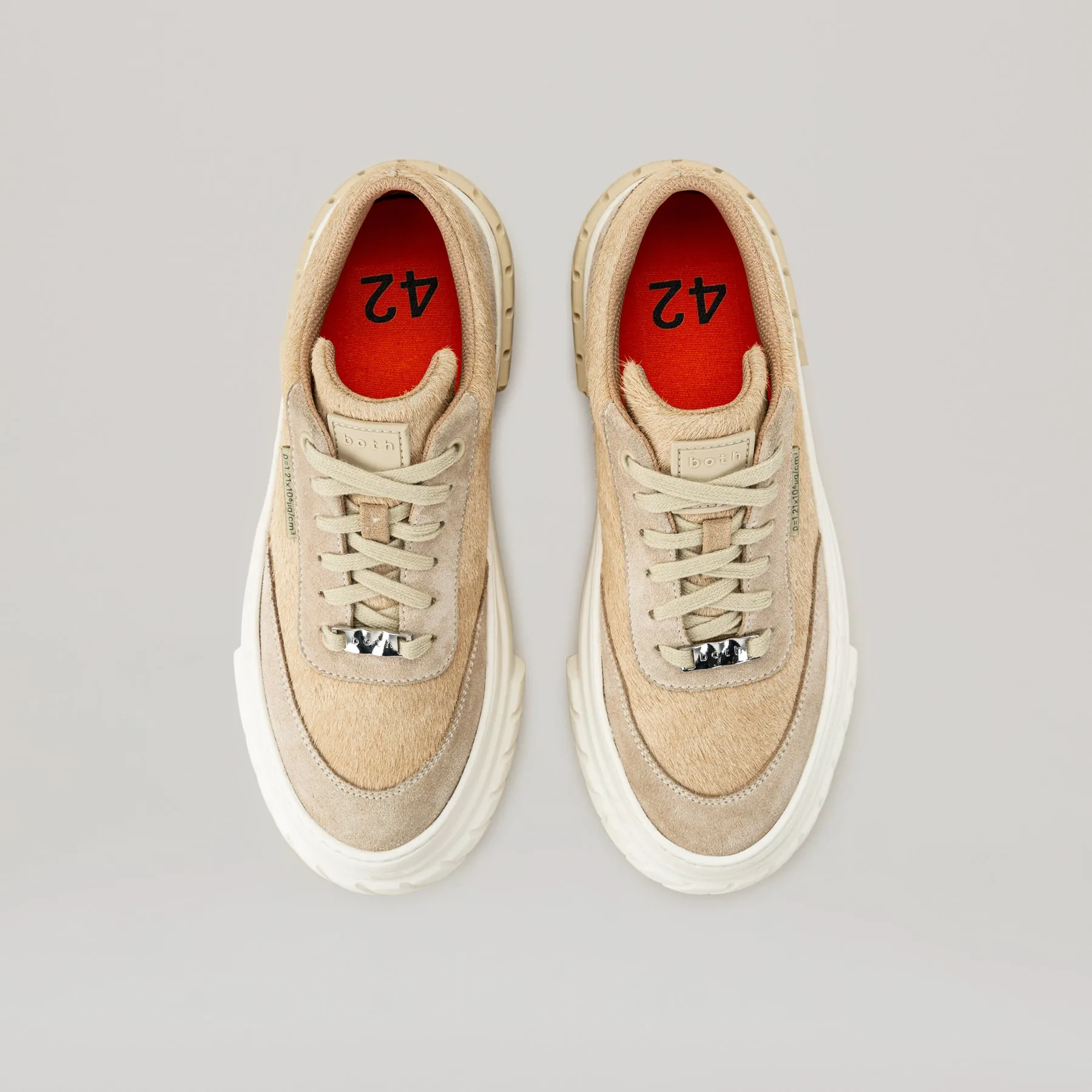 both - TYRES PLATFORM LOW TOP-BEIGE/WHITE sold by both product image thumbnail 5