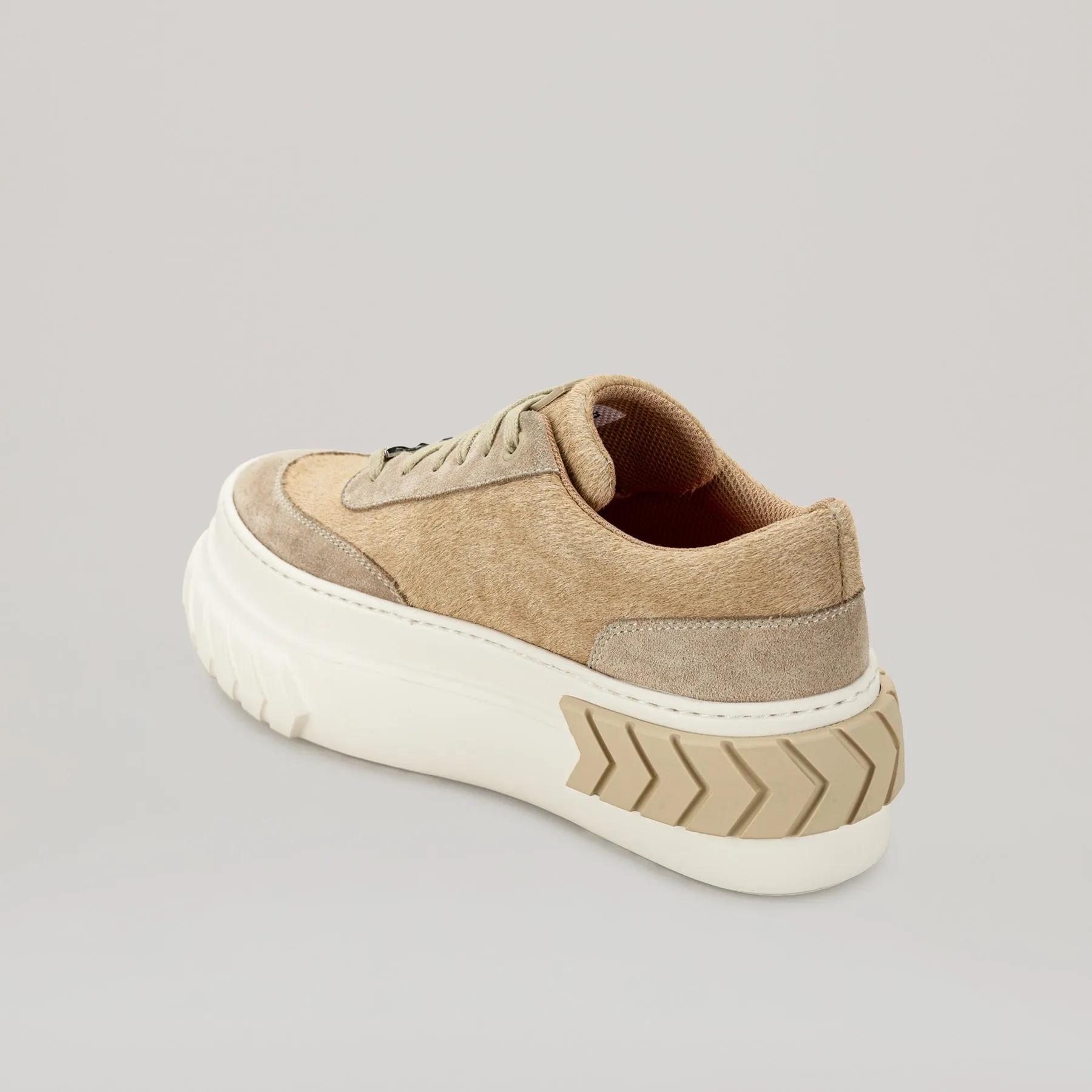 both - TYRES PLATFORM LOW TOP-BEIGE/WHITE sold by both product image thumbnail 4