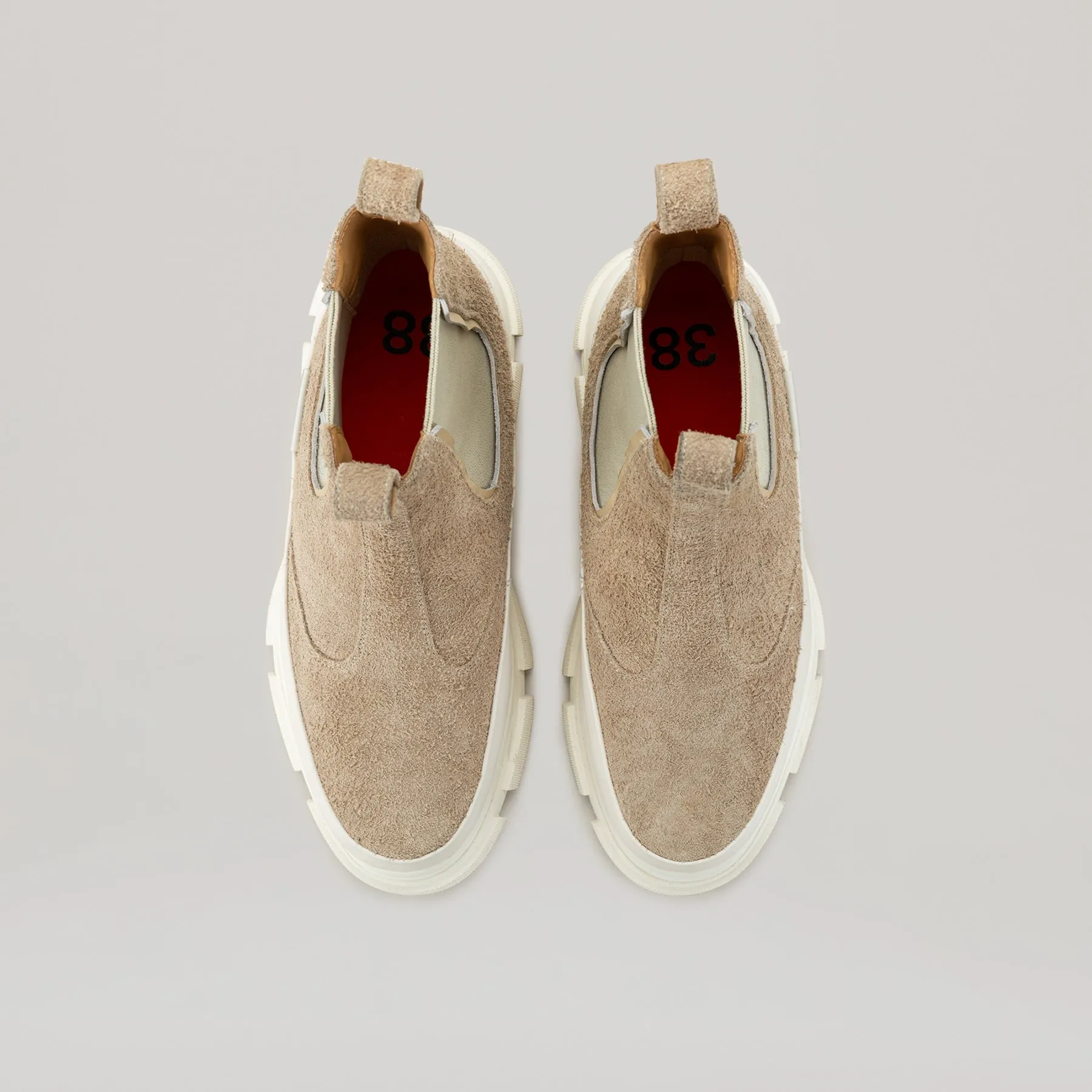 both - GAO EVA CHELSEA-BEIGE/WHITE sold by both product image thumbnail 5