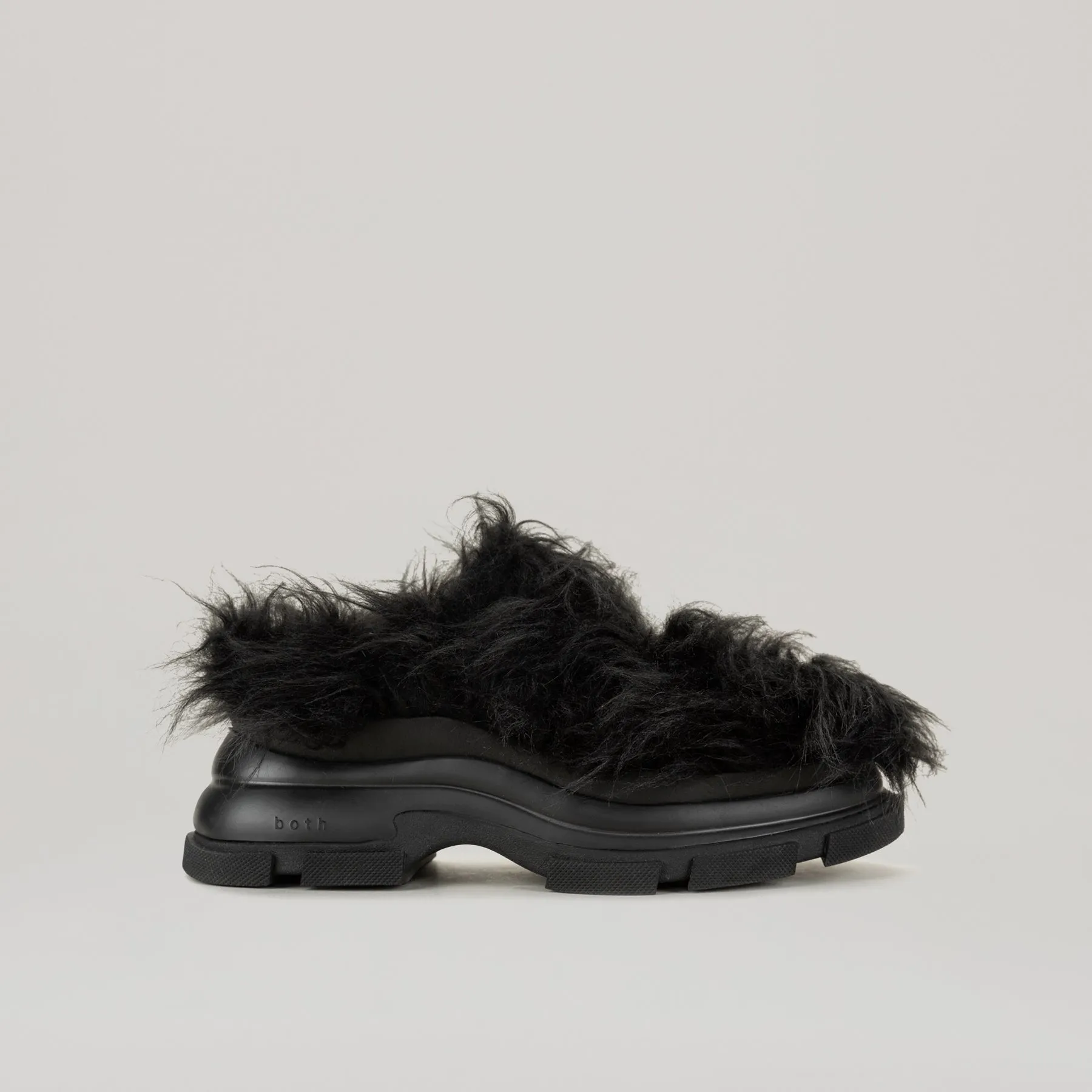 both - GAO EVA LOW FUR-BLACK sold by both