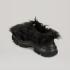 both - GAO EVA LOW FUR-BLACK sold by both