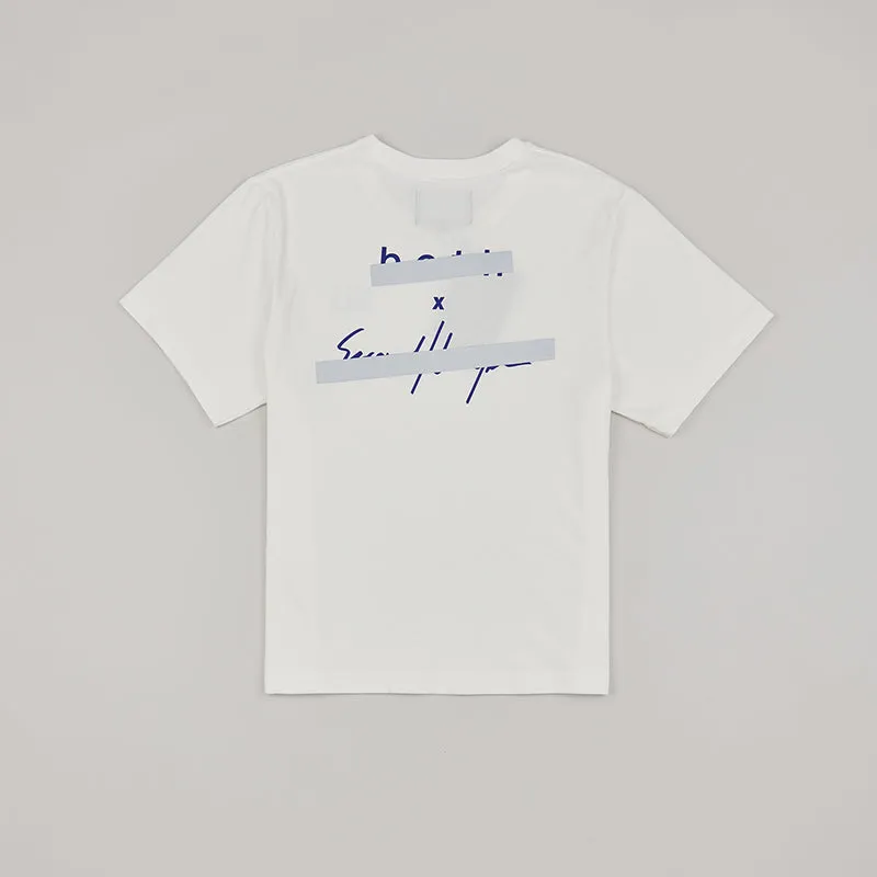both X SECOND LAYER-CREWNECK LOGO TEE-WHITE sold by both product image thumbnail 2