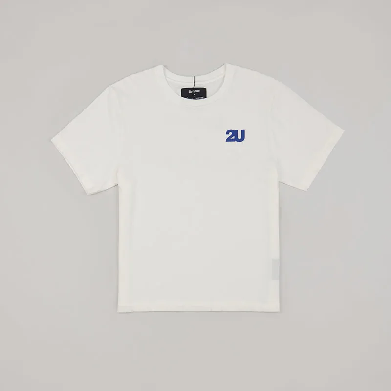 both X SECOND LAYER-CREWNECK LOGO TEE-WHITE sold by both