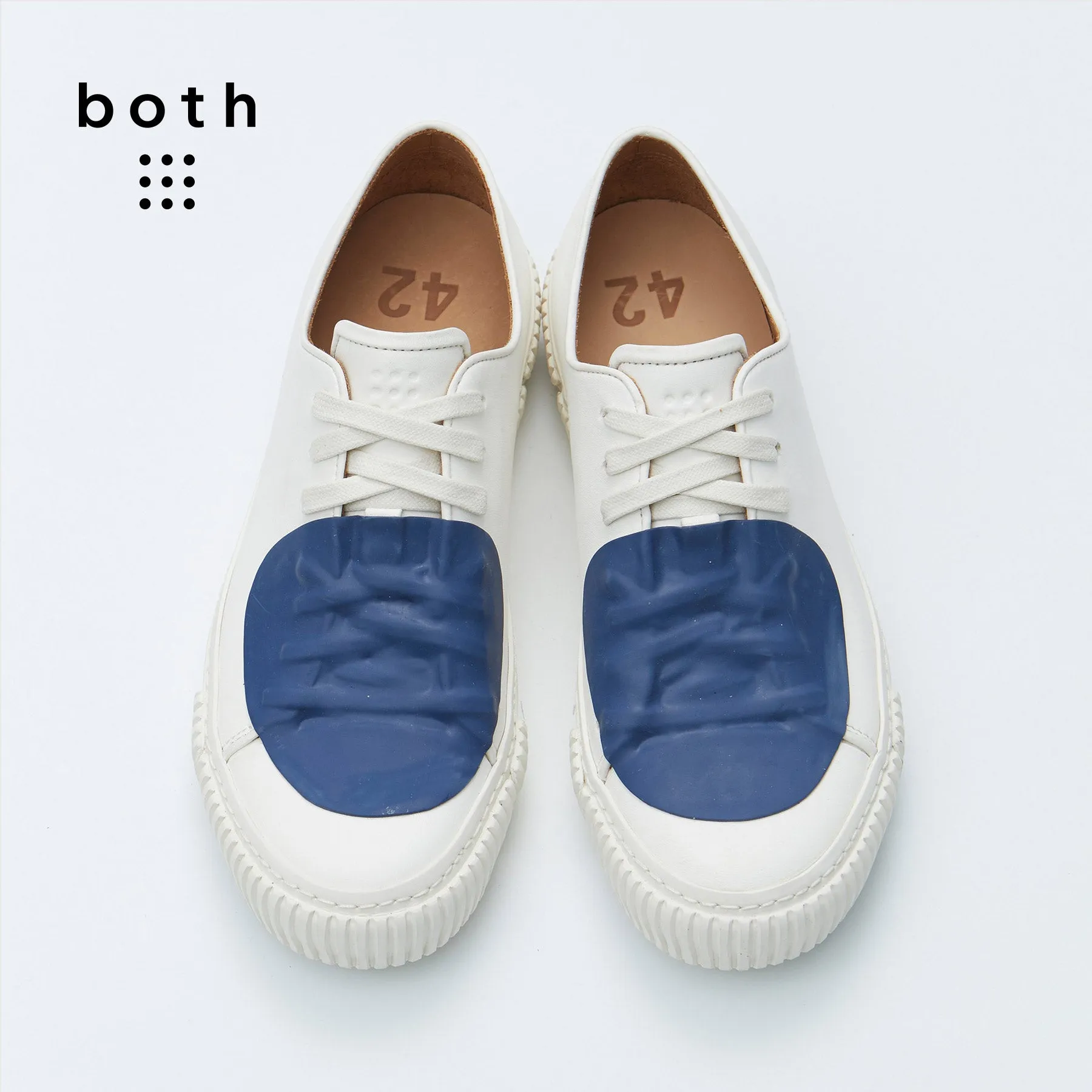both-Rubber patch Low-top-WHT/BLU sold by both product image thumbnail 4