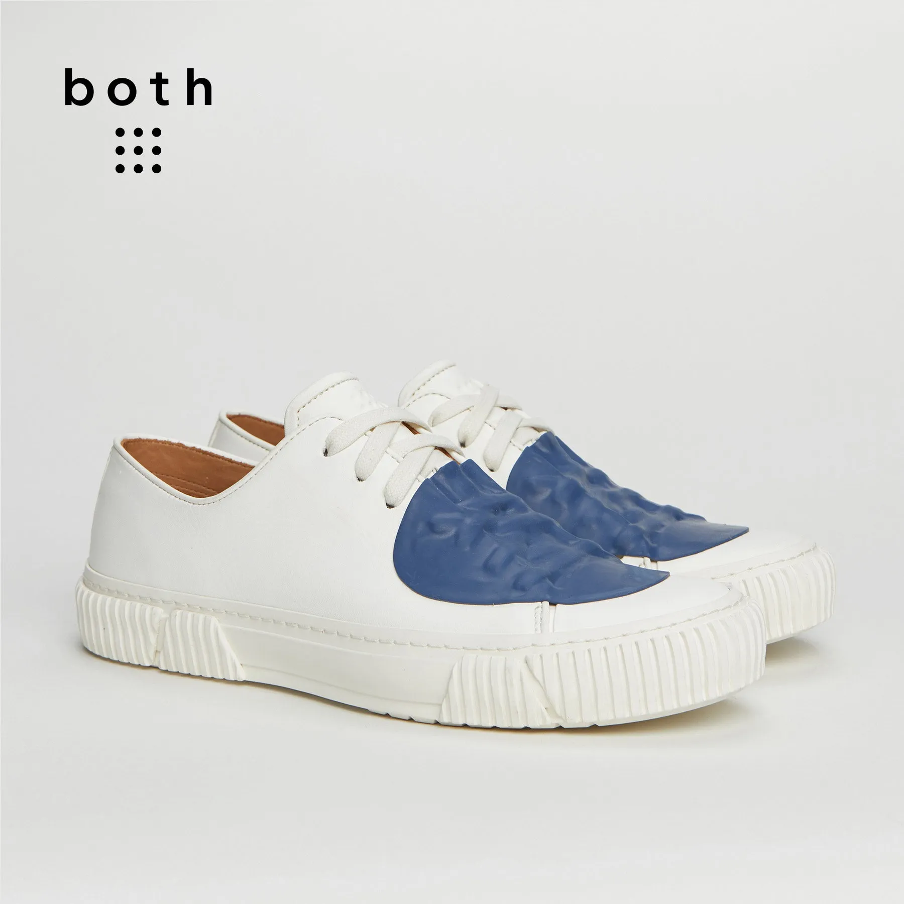 both-Rubber patch Low-top-WHT/BLU sold by both product image thumbnail 3