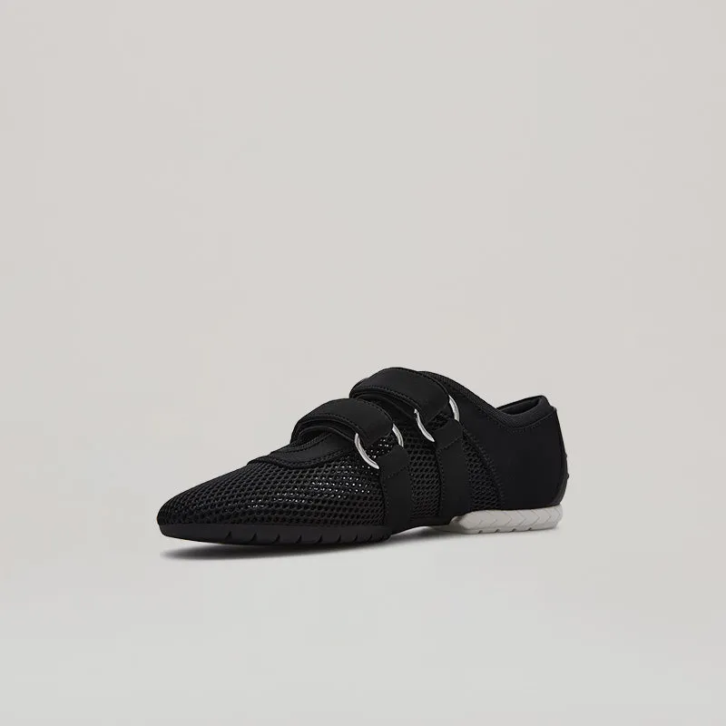 both - TYRES GLIDER MESH SNEAKER-BLACK/WHITE sold by both product image thumbnail 3