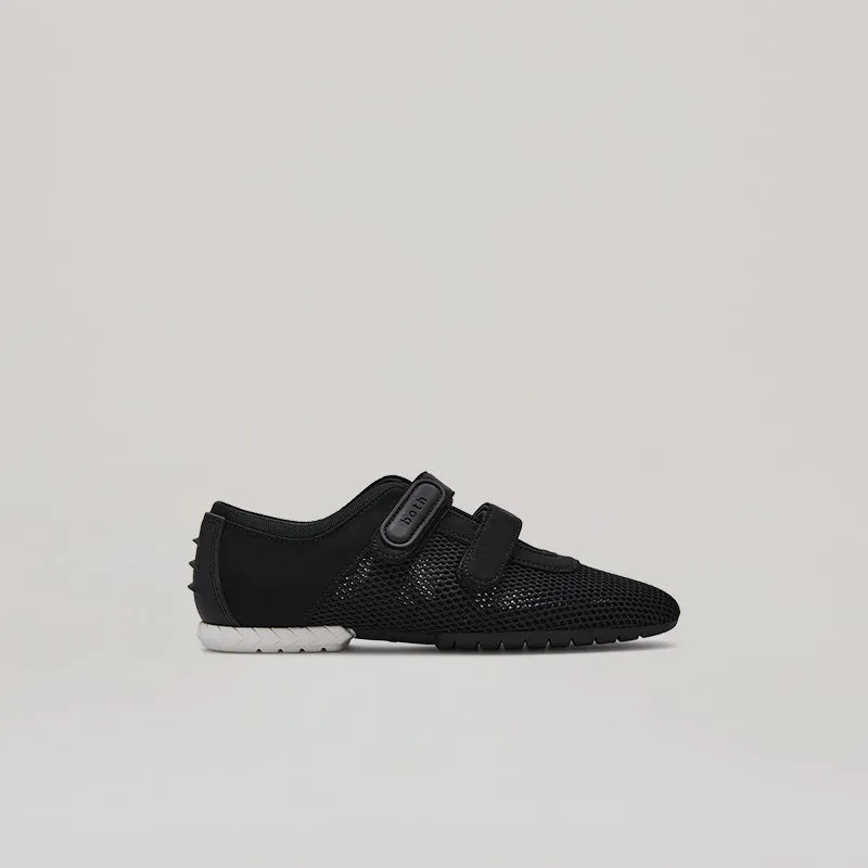 both - TYRES GLIDER MESH SNEAKER-BLACK/WHITE sold by both