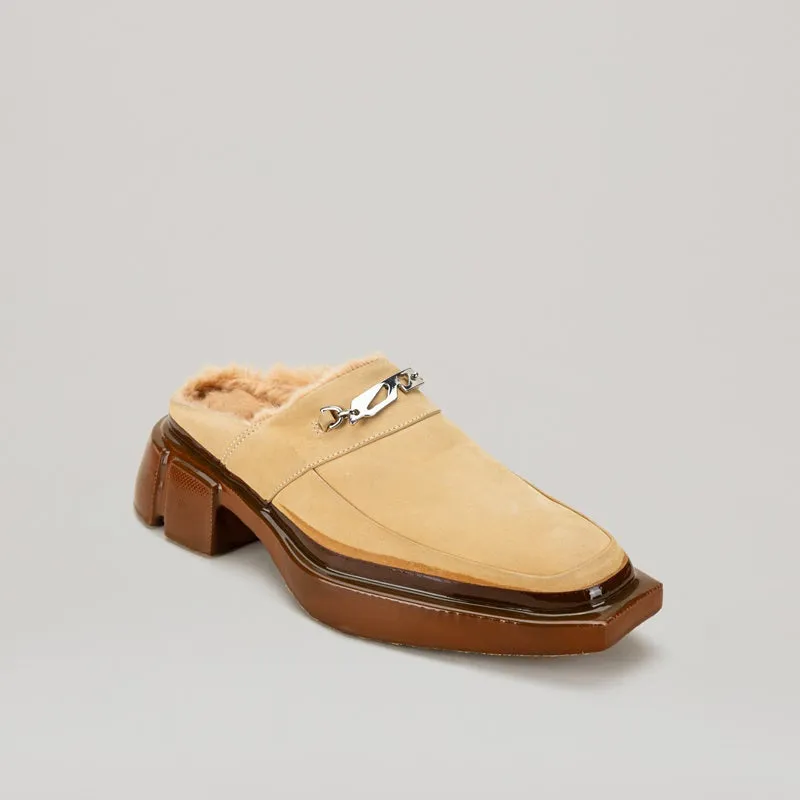 both - GANG LOAFER MULE-BEIGE sold by both product image thumbnail 2
