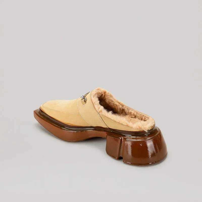 both - GANG LOAFER MULE-BEIGE sold by both product image thumbnail 3