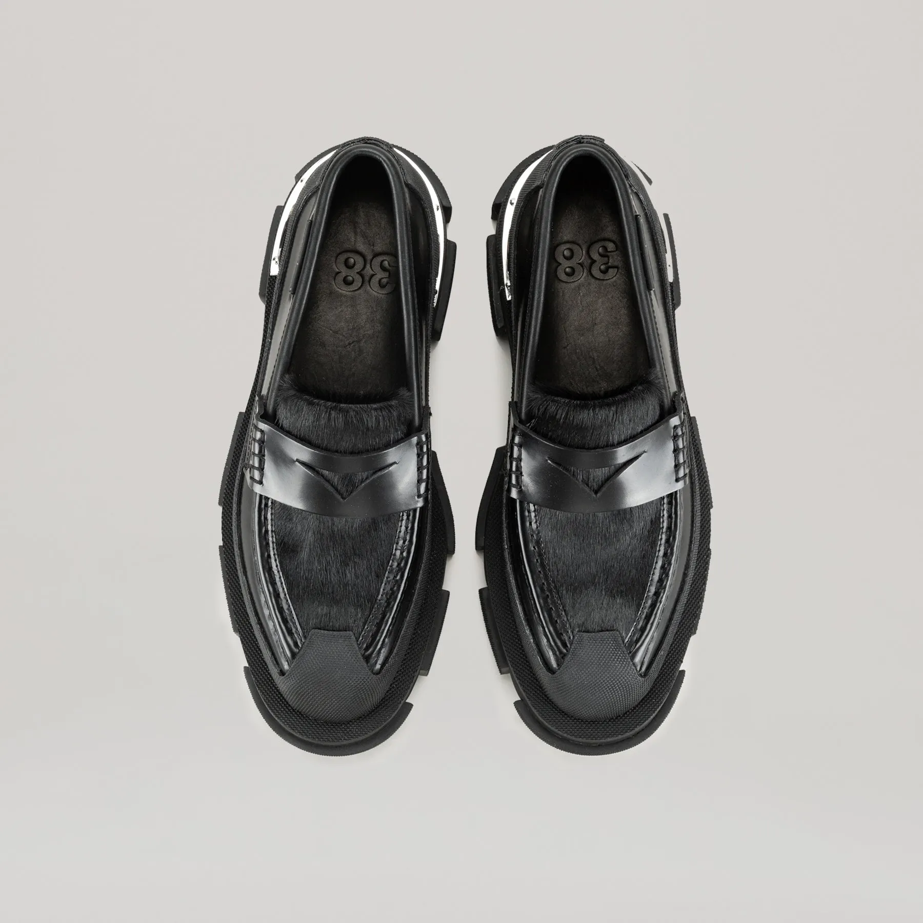 both - GAO LOAFER-BLACK/SILVER sold by both product image thumbnail 5