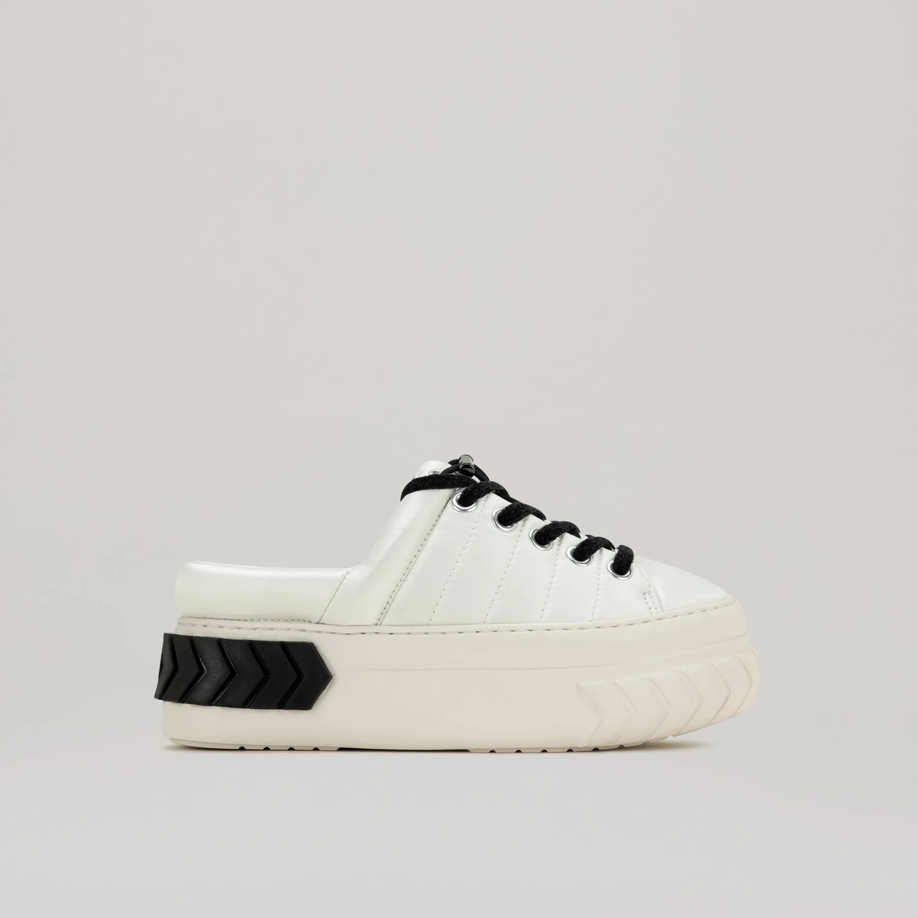 both - TYRES PLATFORM MULES-WHITE/BLACK sold by both