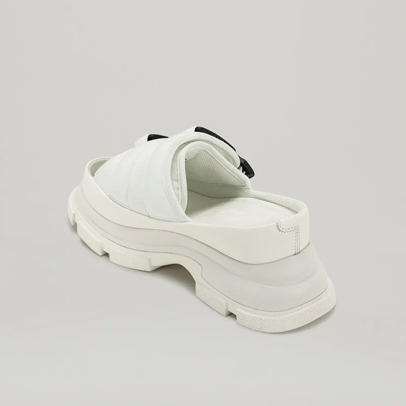 both - GAO EVA BUCKLED SLIDES-WHITE sold by both product image thumbnail 4