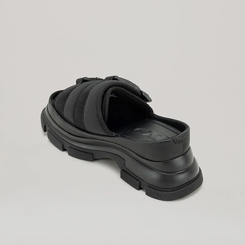 both - GAO EVA BUCKLED SLIDES-BLACK sold by both product image thumbnail 4