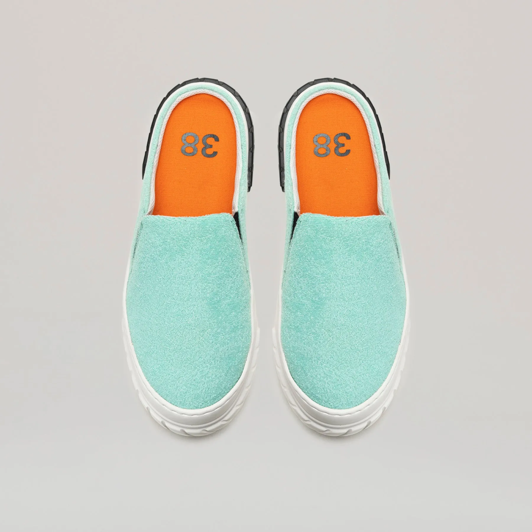 both - TYRES PLATFORM MULES-WHITE/GREEN sold by both product image thumbnail 5