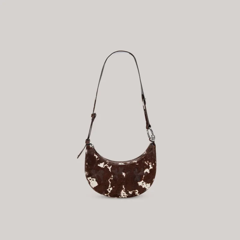 both - GAO SHOULDER BAG-BROWN/CREAM sold by both