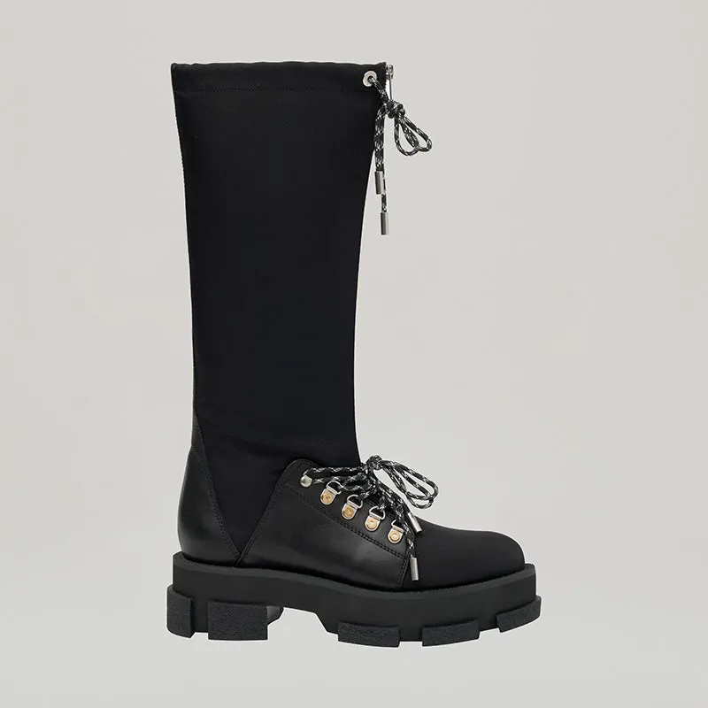 both x DION LEE-GAO PLATFORM OVER BOOT WITH LACING-BLACK sold by both