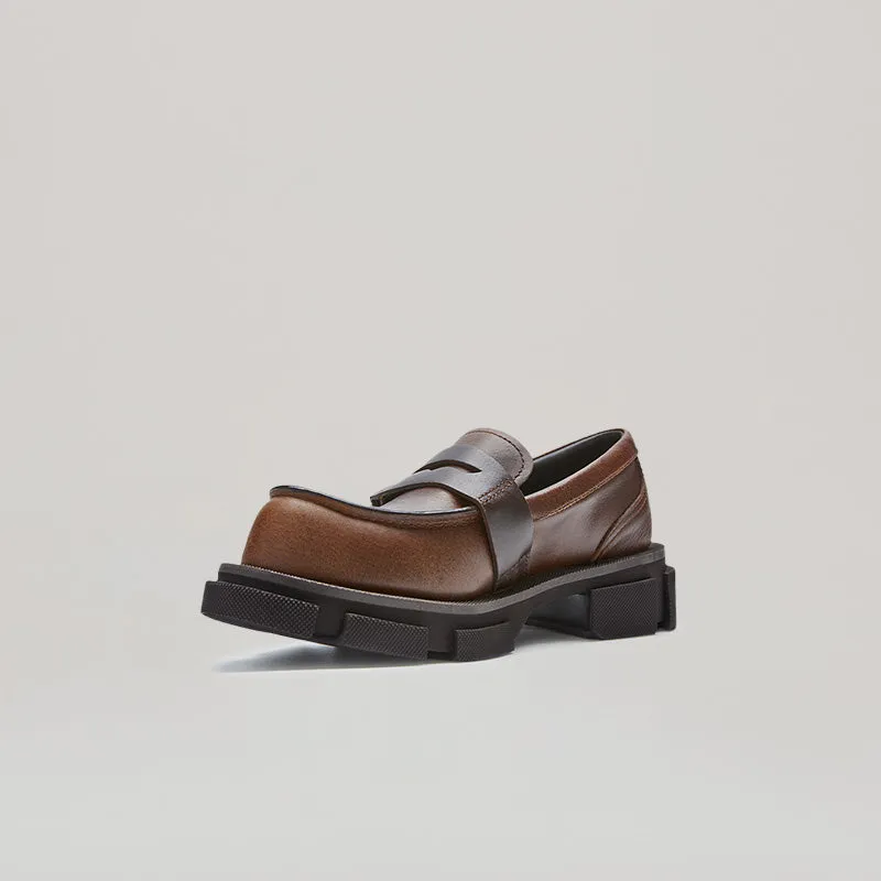 both - GAO PIERCED LOAFER-BROWN sold by both product image thumbnail 2