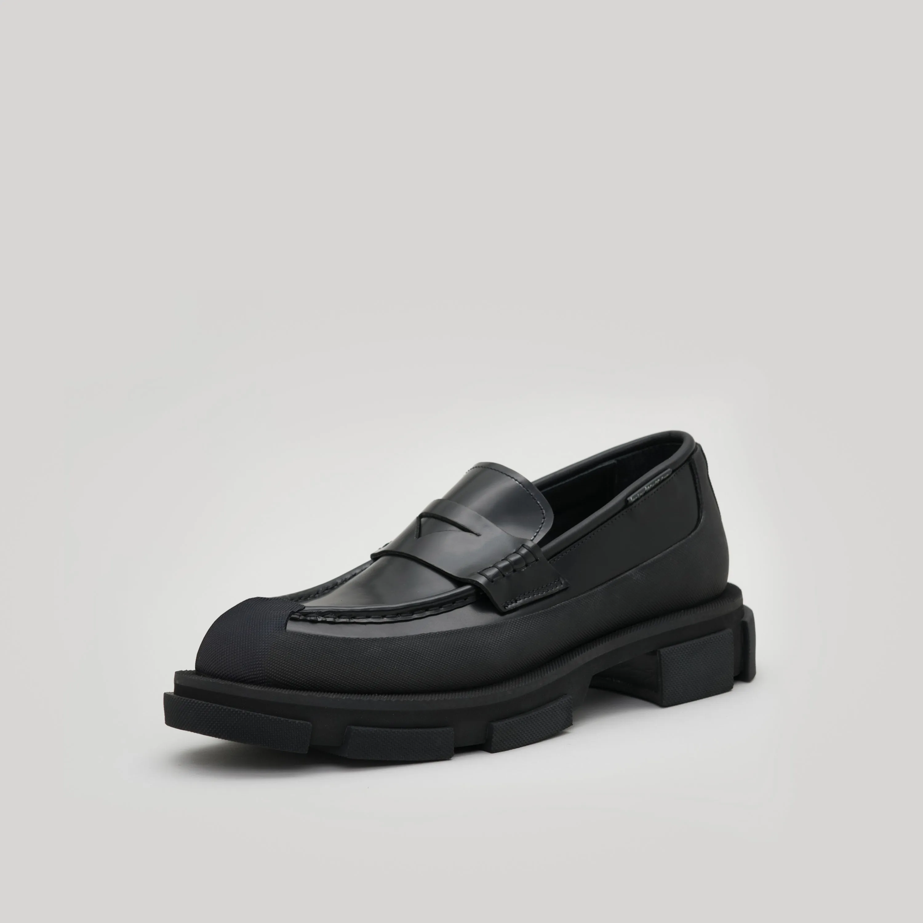 both - GAO LOAFER-SPAZZOLATO-BLACK sold by both product image thumbnail 3