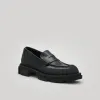 both - GAO LOAFER-SPAZZOLATO-BLACK sold by both