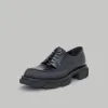 both - GAO DERBIES-SPAZZOLATO-BLACK sold by both