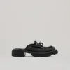 both - GAO LOAFER MULE-BLACK sold by both