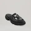 both - GAO LOAFER MULE-BLACK sold by both