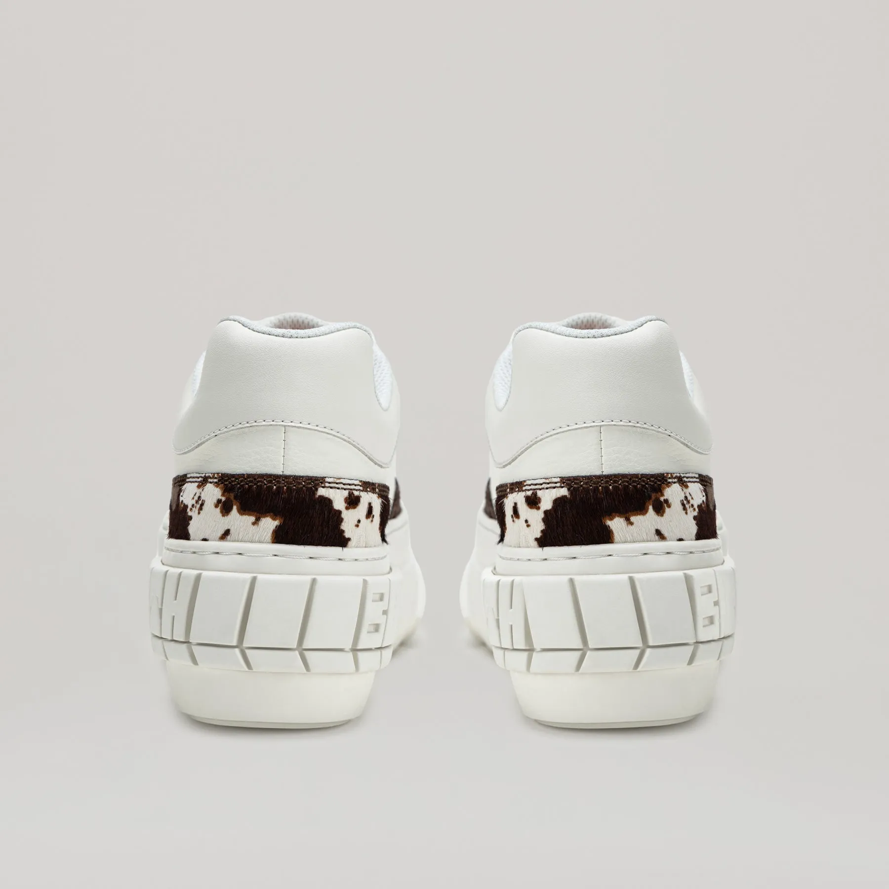 both - TYRES PLATFORM SNEAKER-WHT/BRN sold by both product image thumbnail 4