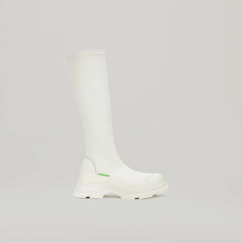 both - GAO EVA KNEE BOOTS-WHITE sold by both