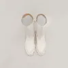 both - GAO PLATFORM KNEE BOOTS-WHITE sold by both