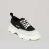 both - GAO EVA LOW TOP-BLACK/WHITE sold by both