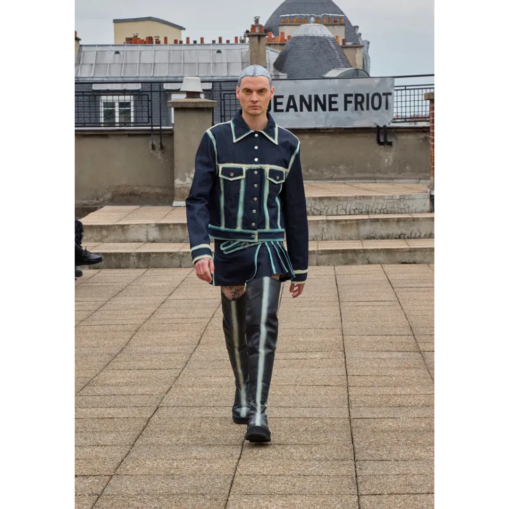 both X Jeanne Friot GAO PLATFORM THIGH HIGH BOOTS - BLACK/BLACK sold by both product image thumbnail 2
