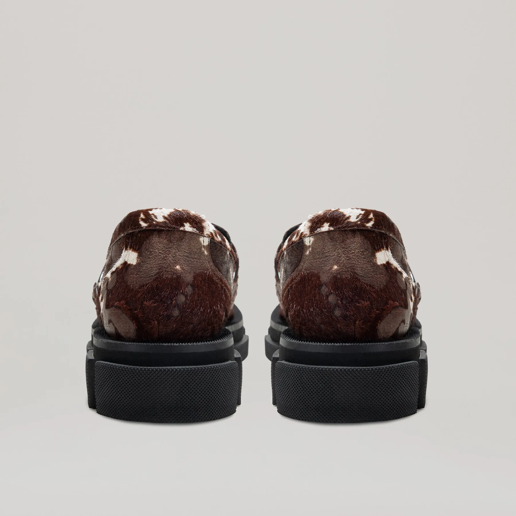 both - GAO PIERCED LOAFER-DARK BROWN/CREAM sold by both product image thumbnail 4