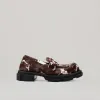both - GAO PIERCED LOAFER-DARK BROWN/CREAM sold by both