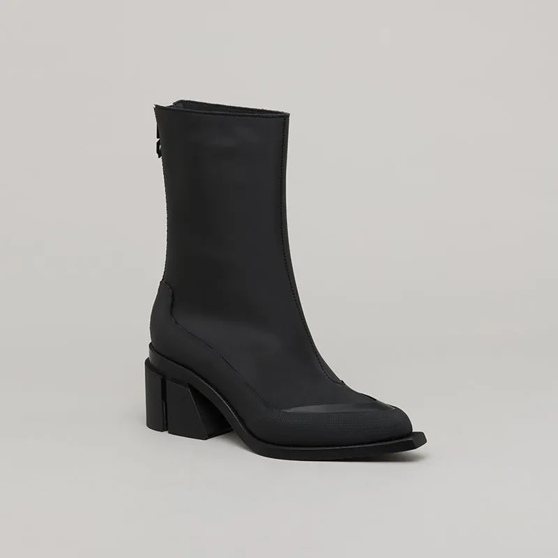 both - GAO LOW HEEL ZIP-BLACK sold by both product image thumbnail 2