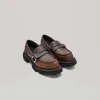 both - GAO PIERCED LOAFER-BROWN sold by both