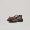 both - GAO PIERCED LOAFER-BROWN sold by both