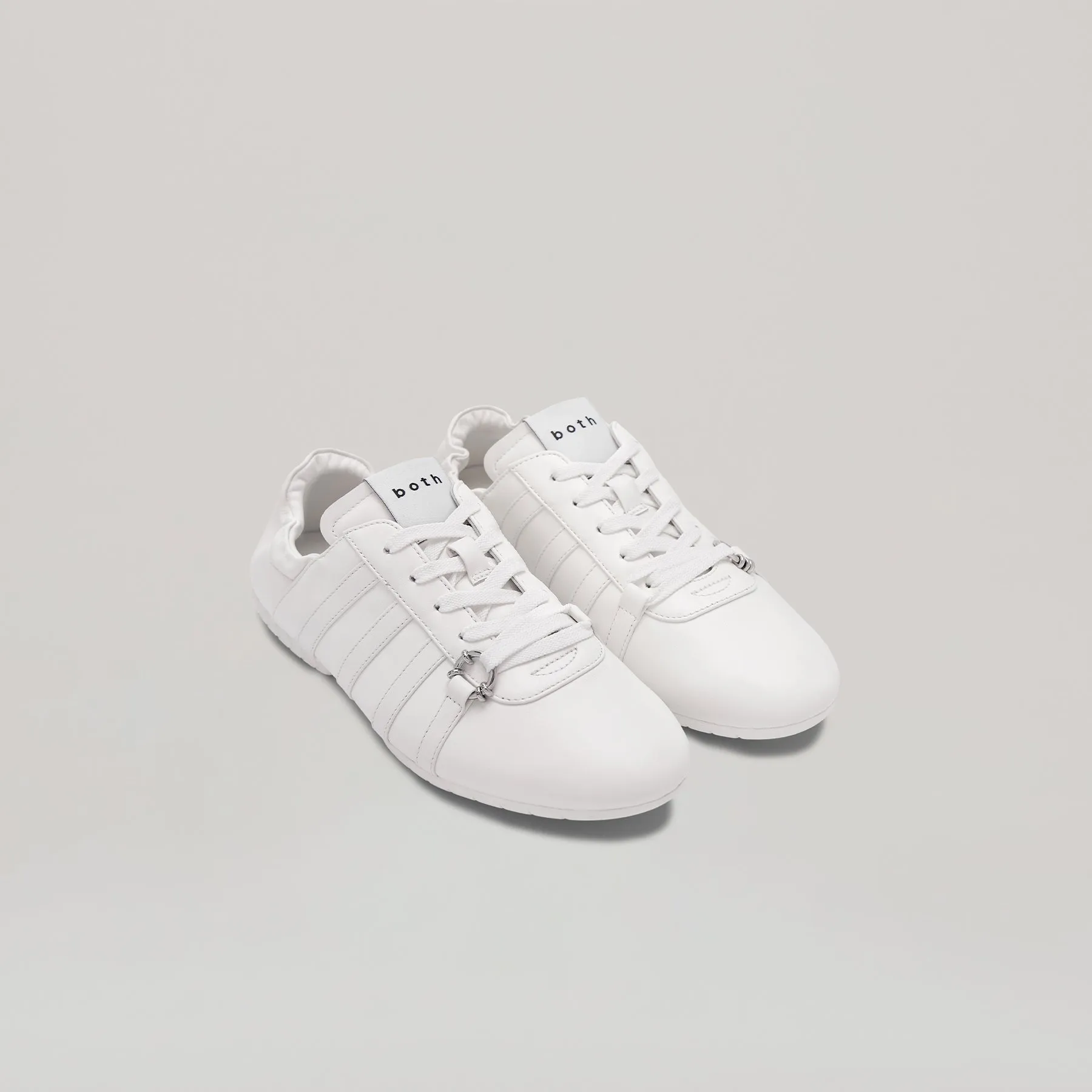 both - TYRES GLIDER LACED UP SNEAKER-WHITE/WHITE sold by both product image thumbnail 5