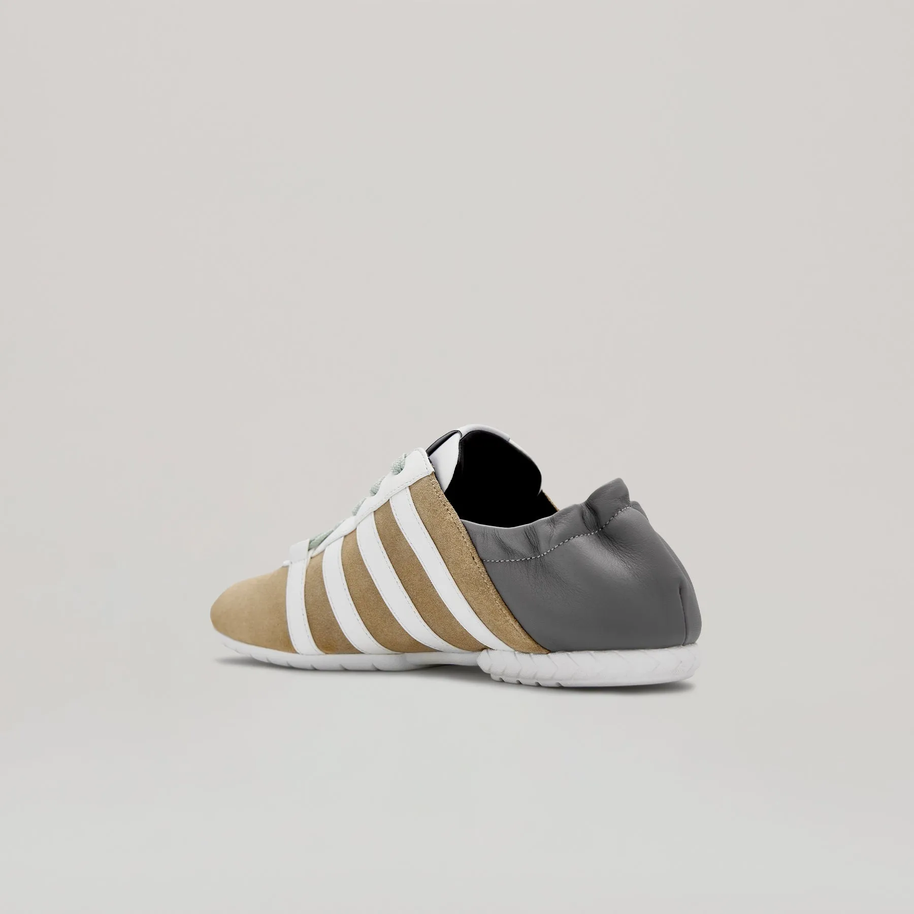 both - TYRES GLIDER LACED UP SNEAKER-KHAKI-GREY/WHITE sold by both product image thumbnail 3