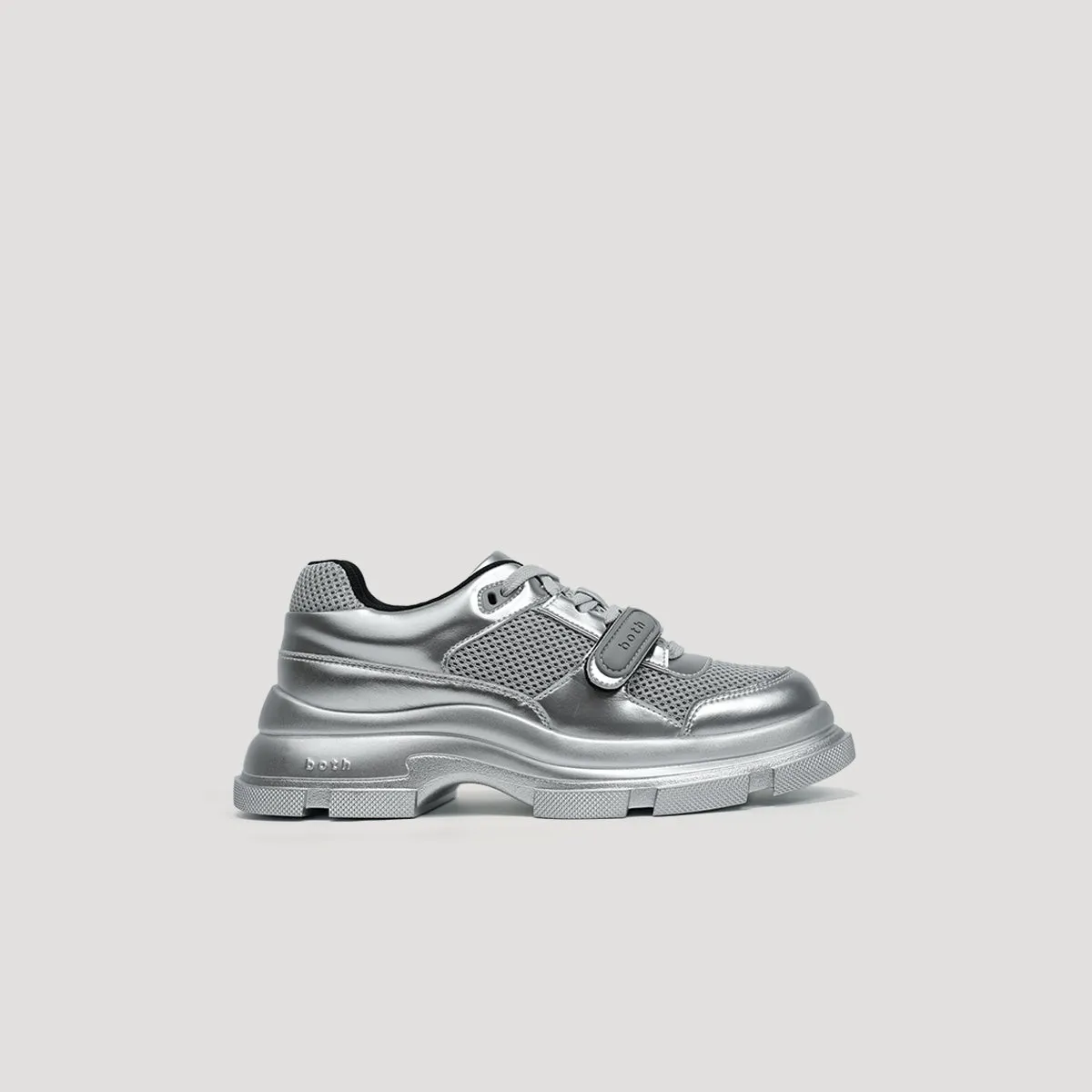 both - GAO EVA SNEAKER-SILVER/SILVER sold by both